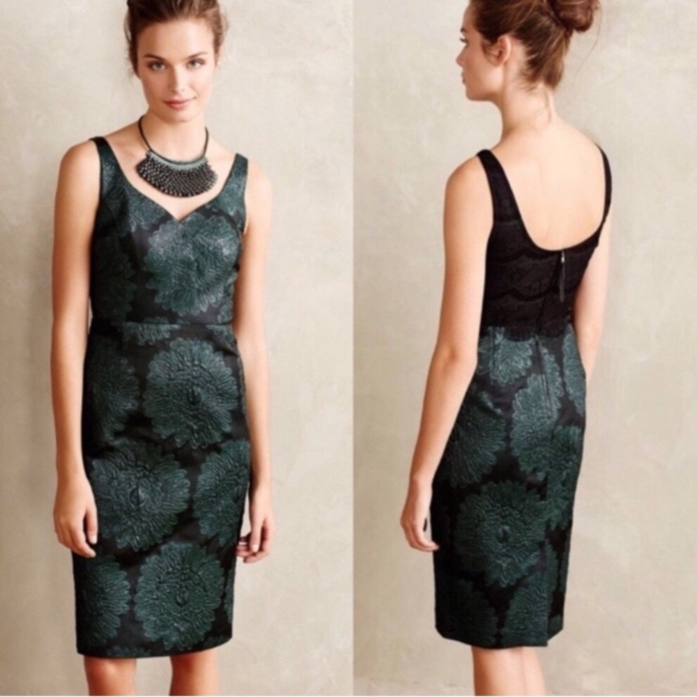 Anthropologie Leifsdottir Hidden Blooms Dress